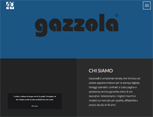 Tablet Screenshot of gazzola.it